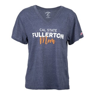 League Mom V-Neck - Navy